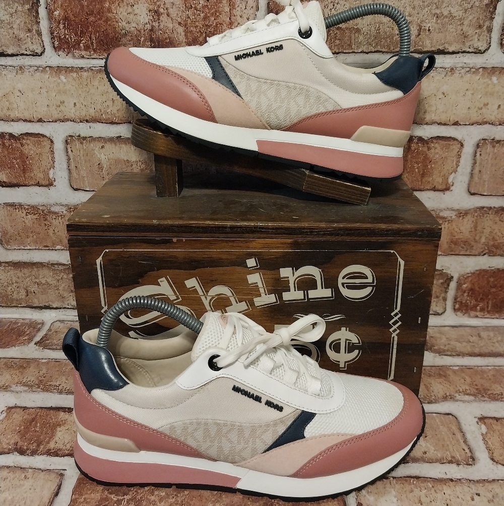 Pre-owned Michael Kors Allie Stride Trainers